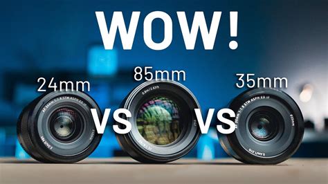 Spectacular Difference 24mm Vs 35mm Vs 85mm Lens For Video And Gimbal