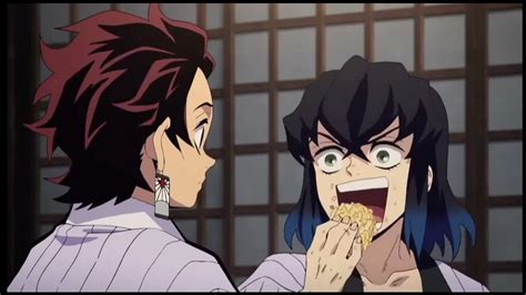 1005 Minute Inosuke Eating Tanjiro Food Youtube