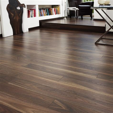 Each board is 1261 mm long, 192 mm wide and 8 mm thick. Chelsea Rich Walnut Laminate Flooring | Walnut wood floors, Walnut laminate flooring, Brown ...