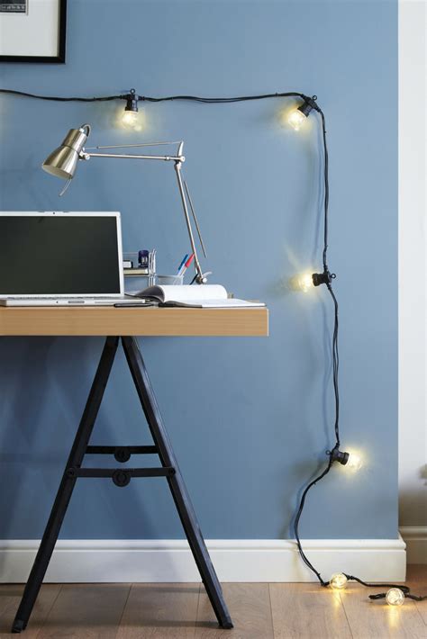 Office envy retro desk sign. Create serious desk envy with festoon lights draped around ...