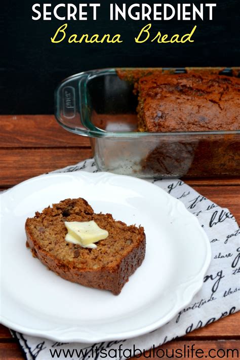 Secret Ingredient Banana Bread It S A Fabulous Life Moist Banana Bread How Sweet Eats