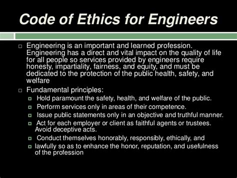 One could, of course, begin with a cultural perspective other than that of the united states, but that would raise the. Ethics in engineering profession kamal25