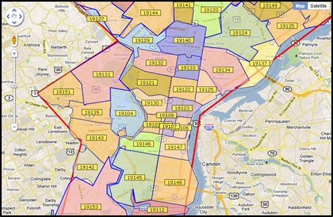 Philadelphia Zip Codes Map Maps Database Source Vrogue Co