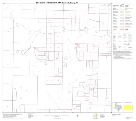 2010 Census County Block Map Deaf Smith County Block 6 The Portal