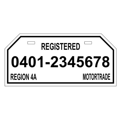Lto Temporary Plate Number For Motorcycle Template Philippines