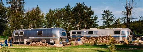 Two Airstream Trailers On Site Eagle Ridge Rv Park