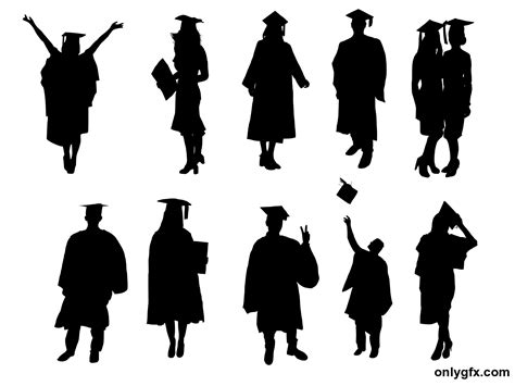 Free Free Graduation Silhouette Svg 506 SVG PNG EPS DXF File