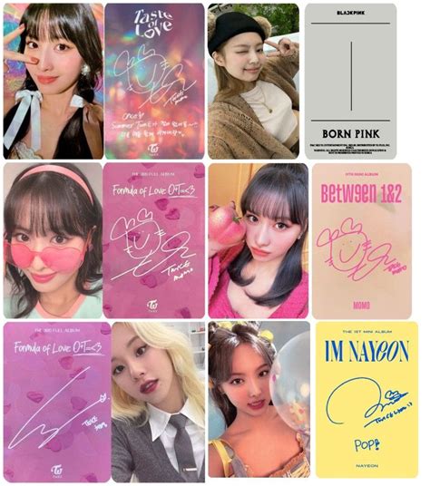 Scan Photocards Twice Blackpink Lomo Card Photocard Photo Cards