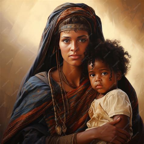 Premium Photo | The Unbreakable Bond A Mother and Son Journey in Old