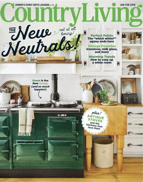 One Year Subscription To Country Living For 699 Through Tomorrow 15
