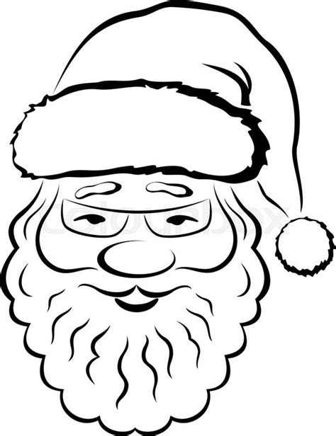 Santa Claus Black And White Free Download On Clipartmag
