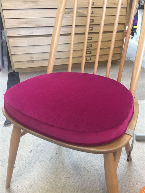 Plus, our selection of chair pads are equipped with multiple options to keep them in place. New Velvet Seat Cushion for Ercol Windsor 365 Dining Chair ...