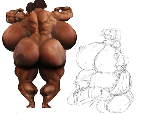Rule 34 Artist Request Extreme Muscles Gigantic Breasts Huge Ass Huge