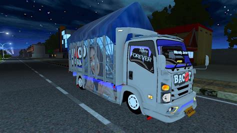 TOP 2 MOD BUSSID TRUCK CANTER FULL ANIMASI | FULL STROBO - YouTube