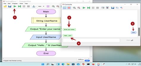 Getting User Input In Flowgorithm Flowchart Testingdocs Com