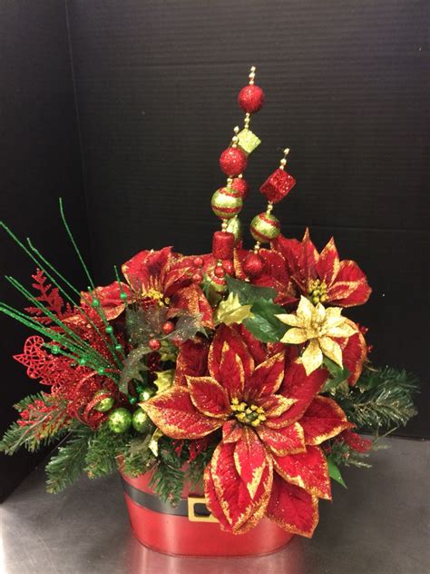 Earn michaels rewards on these maker faves. Whimsical Santa bucket custom floral by Andrea for ...