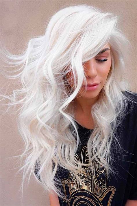 Hair Color 2017 2018 White Blonde Hair Is The Dream Of Many Women