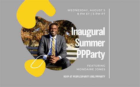 Join Us For Our Inaugural Summer Ppparty On August 5 Peoples Parity