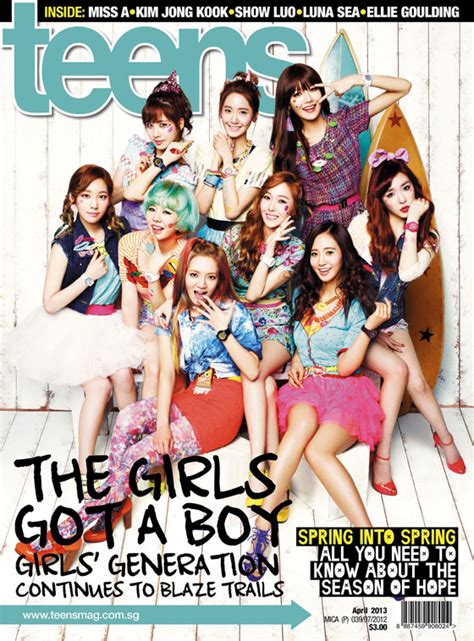 Singapore Teens Magazine Girls Generation Update Snsd