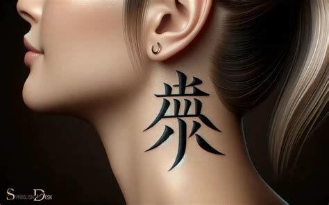 Meanings Chinese Symbol Tattoo Behind Ear Peace