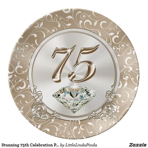 Check spelling or type a new query. Stunning 75th Celebration Porcelain Plate | Birthday gifts