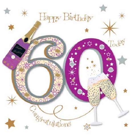 Pin By Katrien Deroo On Wensen 60th Birthday Greetings Happy 60th
