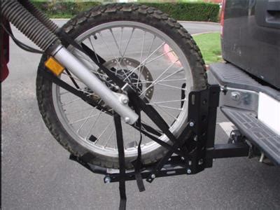 Attaches to any 2x2 class ii or iii trailer hitch receiver. Motorcycle 2" Receiver Trailer Hitch Carrier Pull Behind ...