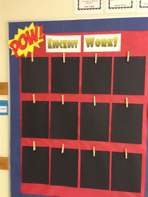 Knockout Work Bulletin Board Classroom Ideas Pinterest