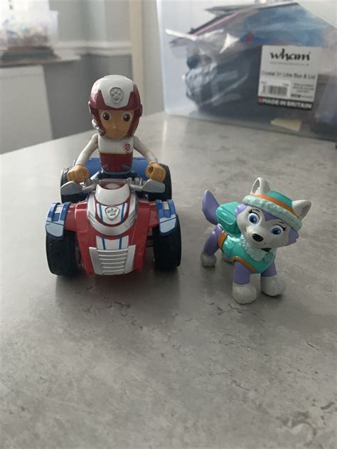Paw Patrol Ryders Rescue Atv Vehicle And Figure And Everest Pup Ebay