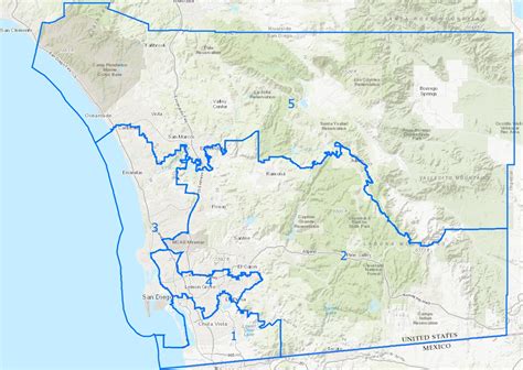 Countys New District Boundaries Take Effect News San Diego County News Center