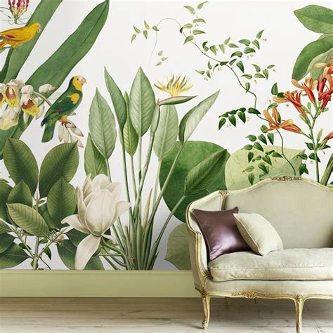 33 Wallpaper Murals Tropical Wallpapersafari