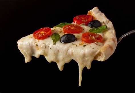 Fatia Quente Da Pizza Imagem De Stock Imagem De Tomate 81261253