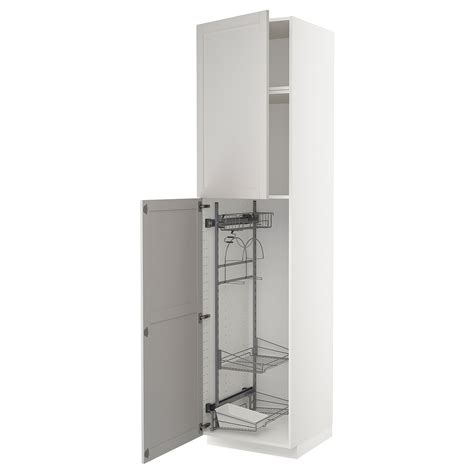 Maybe you would like to learn more about one of these? METOD High cabinet with cleaning interior - white ...