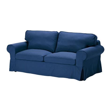 Ikea Ektorp 2 Seat Sofa Cover Loveseat Slipcover Idemo Blue New
