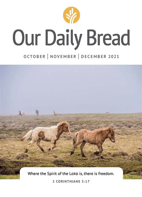 Our Daily Bread October November December 2021 By Our Daily Bread