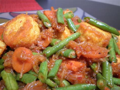 Khai's Sedap-Sedapan: Tumis Kacang Panjang Dengan Tauhu Jepun