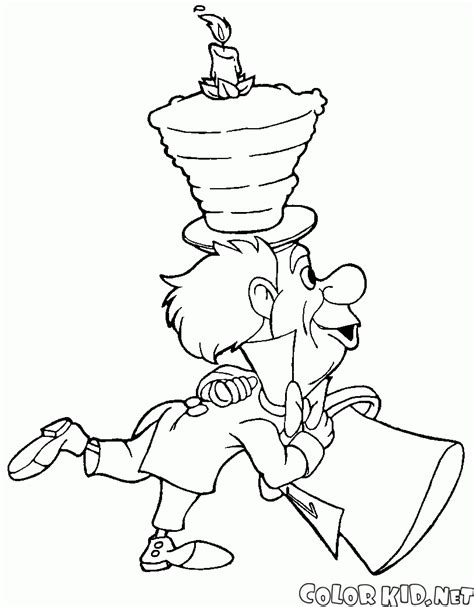 Coloring page - Mad Hatter
