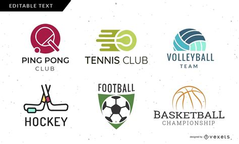 Sports Logo Collection Free Vector Download Freeimages