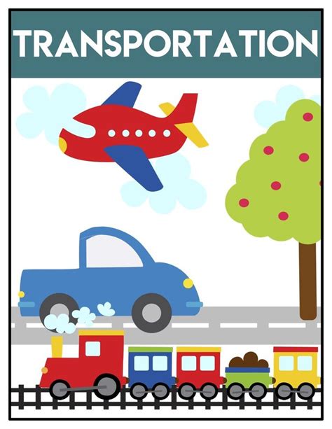 Transportation Preschool Activities Transportation Preschool