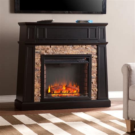 Southern Enterprises Crestwick 44 Inch Electric Fireplace Mantel