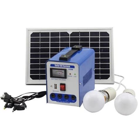 Portable Home Solar Systems With Input Led Lighting System At Best