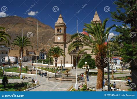 Cathedral Of Tarma Peru Editorial Photo Image Of Park 259940446