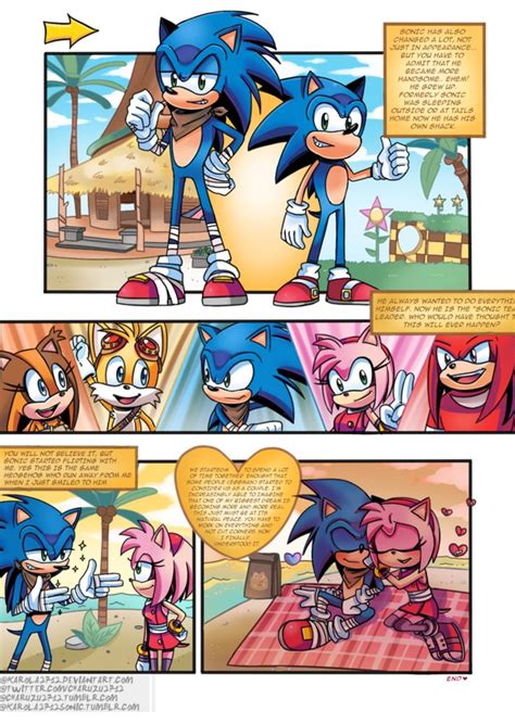 Sonamy Boom Mini Comics Page 4 By Karola2712 Sonic Funny Sonic Boom
