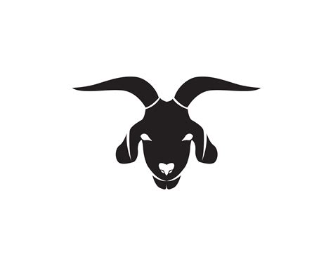 Goat Black Animals Vector Logo And Symbol 620789 Vector Art At Vecteezy