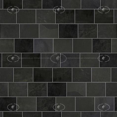 Black Slate Tile Texture Seamless 21166