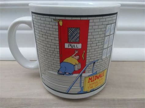 The Far Side Gary Larson 1986 Midvale School For The Ted Coffee Cup