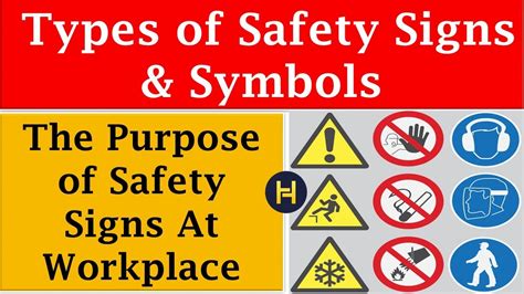 Safety Signs In The Workplace And Their Meanings