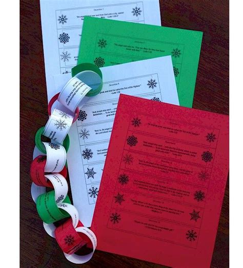 Unique printable catholic calendar was posted in hope that we can give you an inspiration to get more calendar and schedule in another day. Advent Calendar Paper Chain | Christian christmas, Advent ...