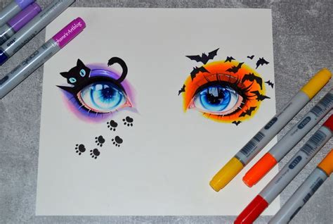 Collection by useless ragdoll • last updated 12 weeks ago. ArtStation - Cat or Bat? / Eye Series / Copic Marker ...