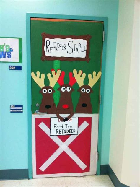 40 Creative Diy Christmas Door Decorations For Home And School